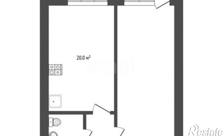 1-комн квартира ул Солнечная, 3,  д. 3