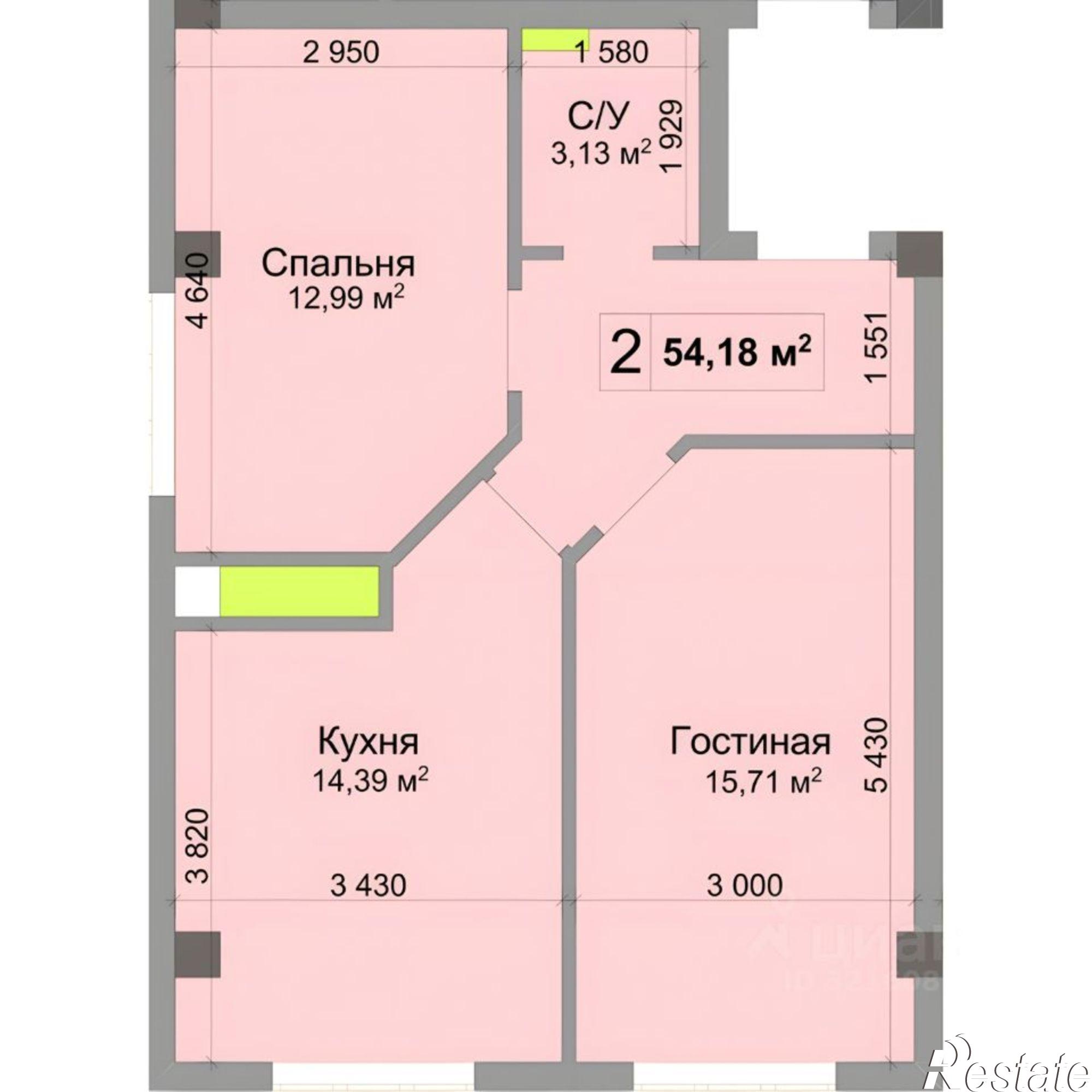 Купить квартиру за 2 784 000 рублей на ул Тарчокова, 56