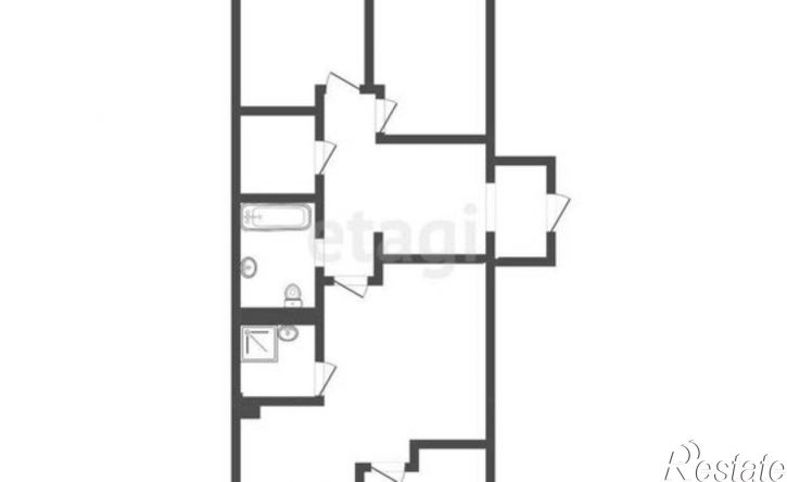 3-комн квартира улица Тамазова, 3,  д. 3