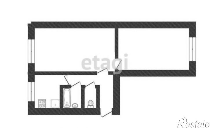 2-комн квартира ул Ватутина, 19,  д. 19