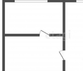 2-комн, 52кв м, этаж 1/10 улица Шарданова, 46