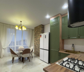 1-комн, 45кв м, этаж 9/12 ул имени Героя Российской Федерации Тимура Мухамедовича Тамазова, 5