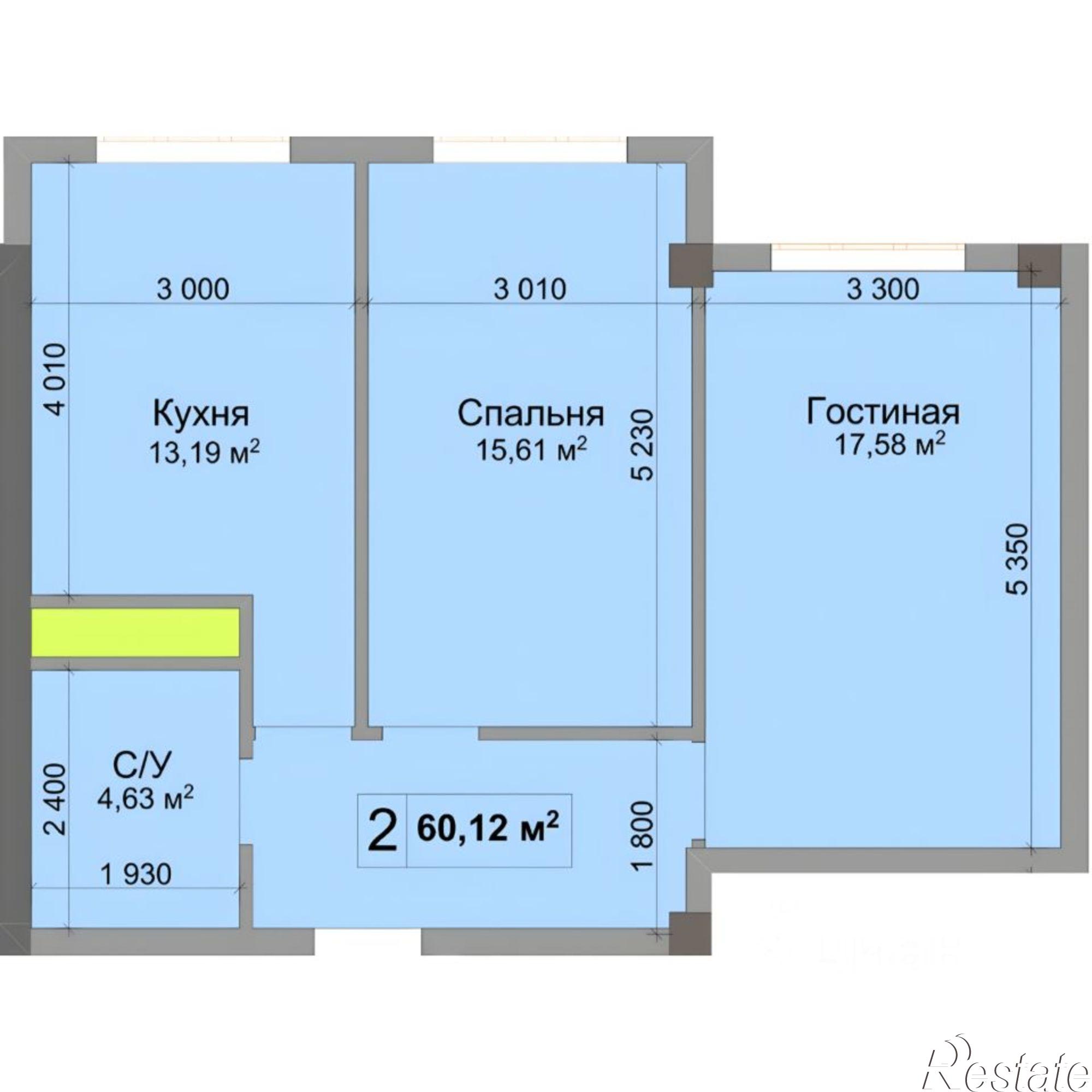 Купить квартиру за 2 880 000 рублей на улица Тарчокова, 56