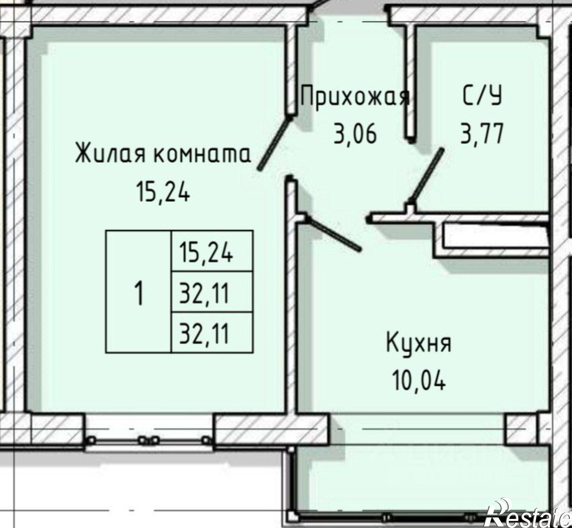 Купить квартиру за 1 120 000 рублей на улица Кадырова, 28
