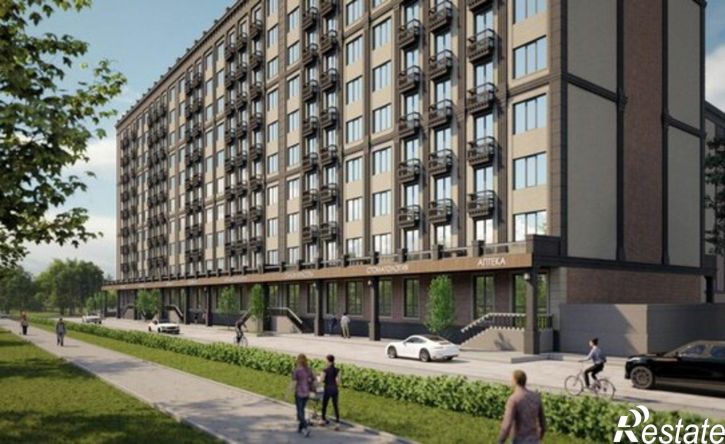 1-комн квартира в новом доме Кабардинская улица, 200