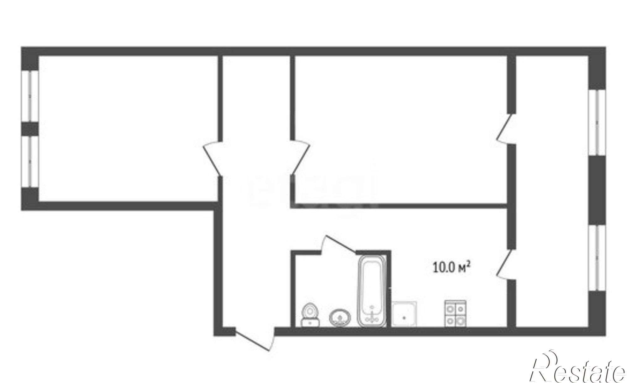 Купить квартиру за 1 900 000 рублей на улица ОДС, 3