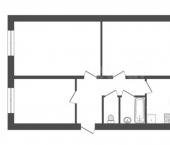 3-комн, 63кв м, этаж 5/5 улица Неделина, 19
