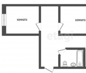 2-комн, 47кв м, этаж 3/5 ул Шалушкинская, 3