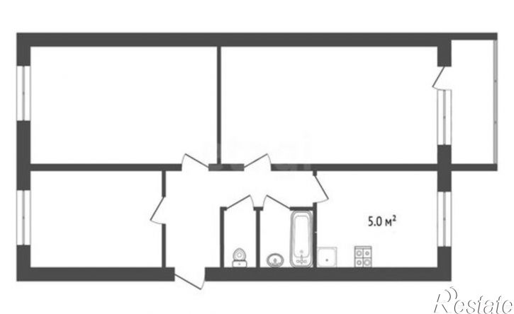 3-комн квартира улица Неделина, 19,  д. 19