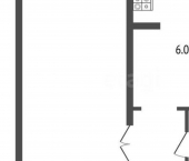 1-комн, 27кв м, этаж 2/9 улица Чернышевского, 272