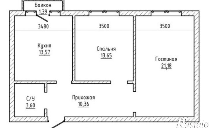 2-комн квартира ул Шогенова, 55 44,  д. 55 44,  к. 44