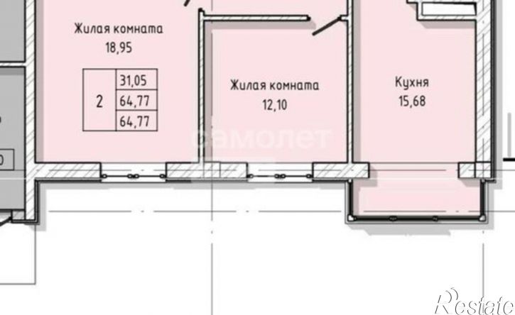 2-комн квартира улица Кадырова, 24 к2,  д. 24 к2