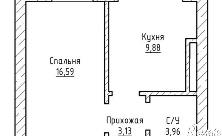 1-комн квартира ул А.А.Кадырова, 2 4,  д. 2 4,  к. 4
