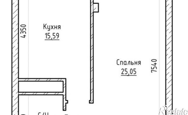 1-комн квартира улица Чернышевского, 197,  д. 197