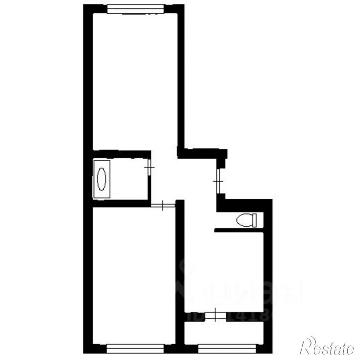 2-комн квартира проспект Кулиева, 6Б,  д. 6Б