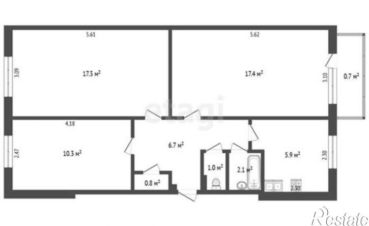 3-комн квартира Ингушская улица, 1,  д. 1