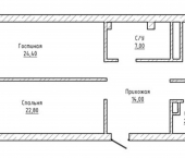 3-комн, 107кв м, этаж 7/11 ул Шарданова, 60 1