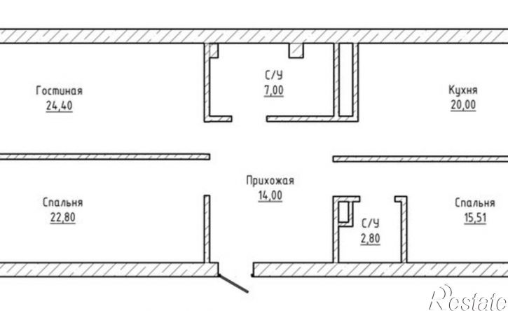 3-комн квартира ул Шарданова, 60 1,  д. 60 1,  к. 1