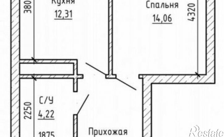 1-комн квартира улица Атажукина, 153А,  д. 153А