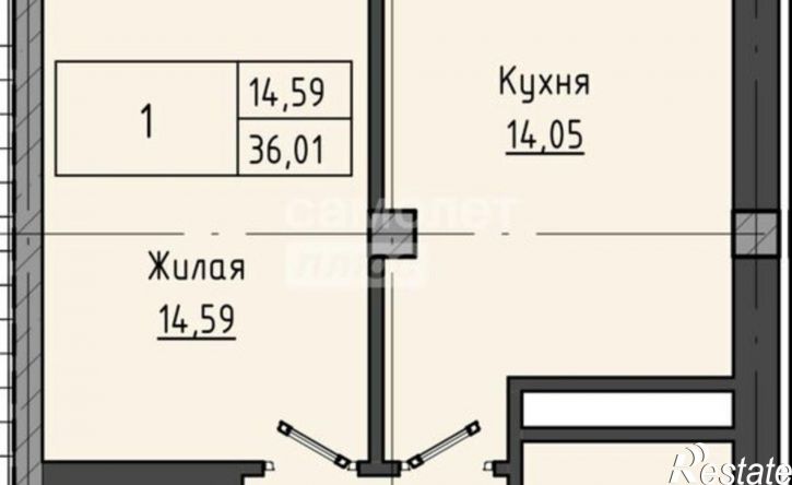1-комн квартира ул Кабардинская, 232,  д. 232