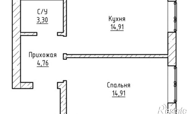 1-комн квартира ул Хужокова, 145Д,  д. 145Д