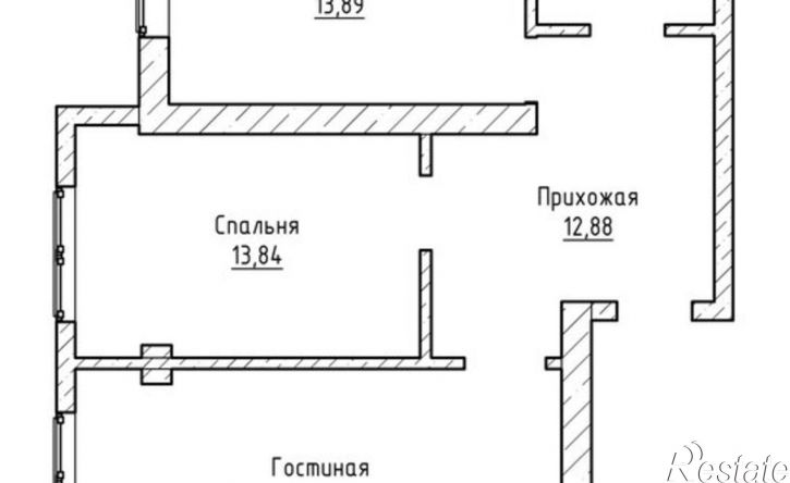 2-комн квартира ул Хужокова, 145Д,  д. 145Д