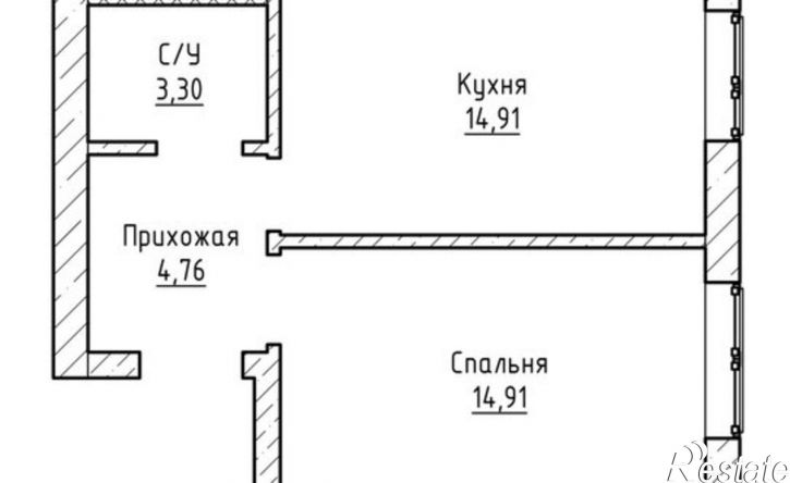 1-комн квартира ул Хужокова, 145Д,  д. 145Д