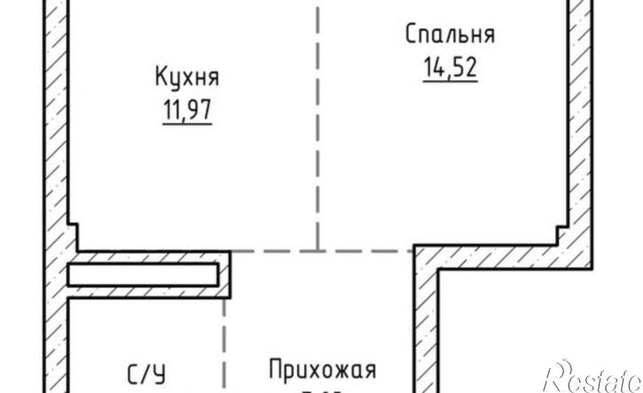 1-комн квартира ул Атажукина, 153,  д. 153