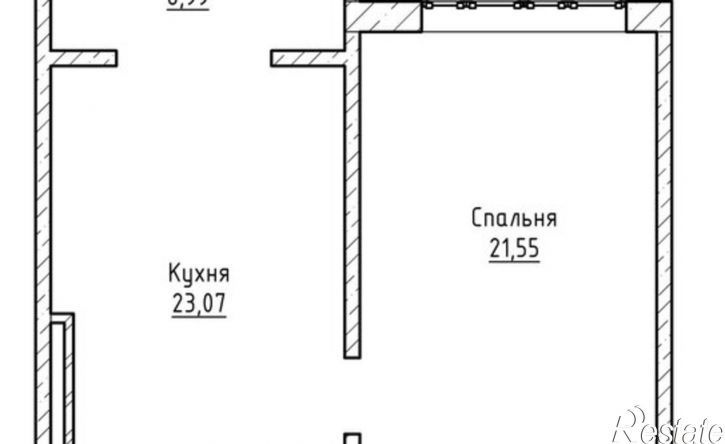 1-комн квартира улица Лермонтова, 1,  д. 1