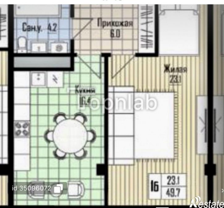 1-комн квартира улица Тарчокова, 33,  д. 33