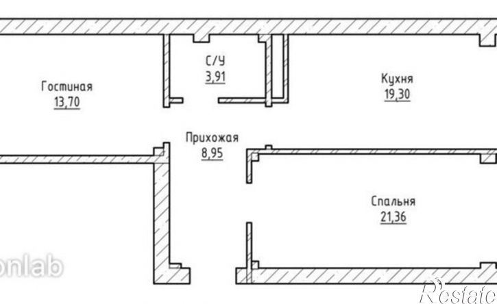 2-комн квартира ул Ашурова, 1,  д. 1
