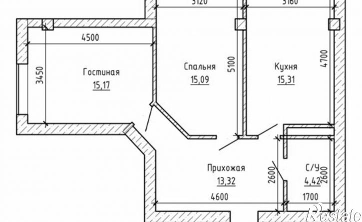 2-комн квартира ул Московская, 14,  д. 14