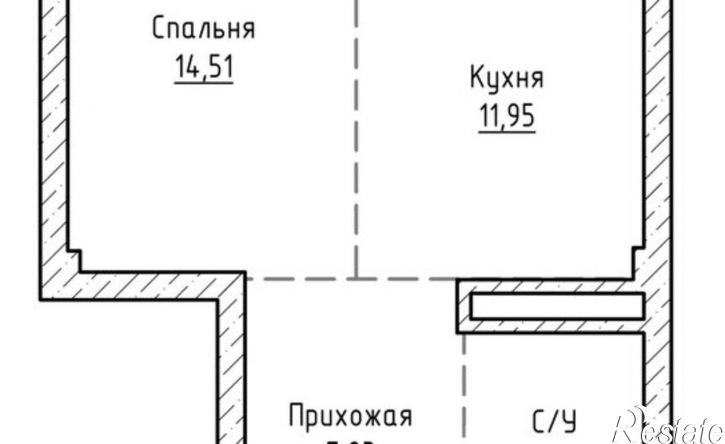 1-комн квартира ул Атажукина, 153,  д. 153