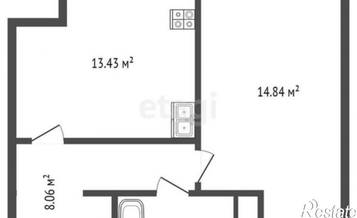 1-комн квартира ул Оранжерейная, 6,  д. 6
