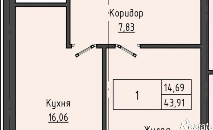 1-комн квартира ул Кабардинская, 228а,  д. 228а