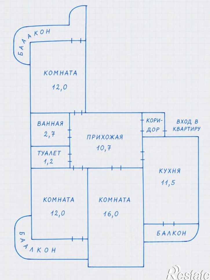 3-комн квартира пр-кт Шогенцукова, 34,  д. 34