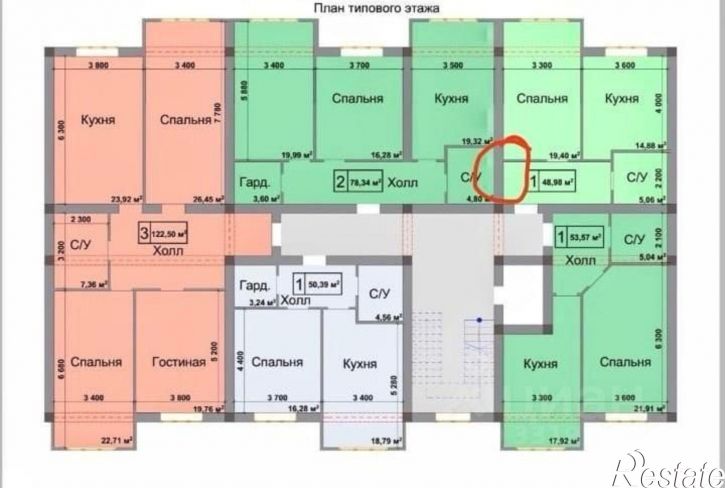 1-комн квартира ул Тарчокова, 66а,  д. 66а
