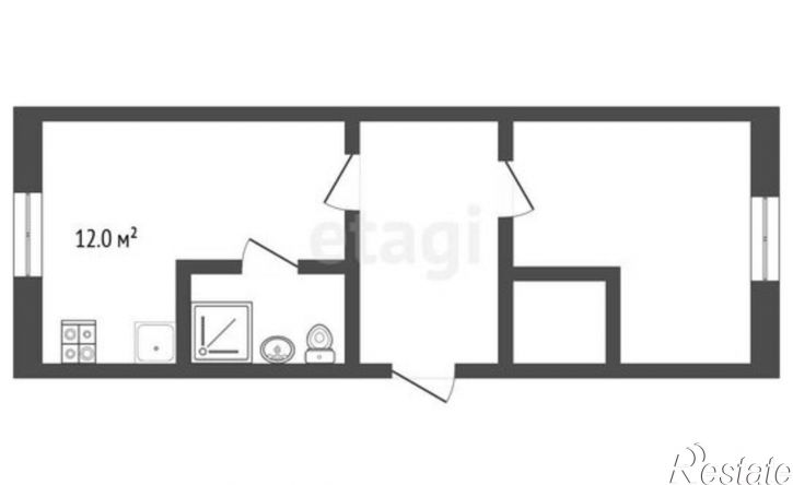 1-комн квартира ул Шогенова, 18А,  д. 18А