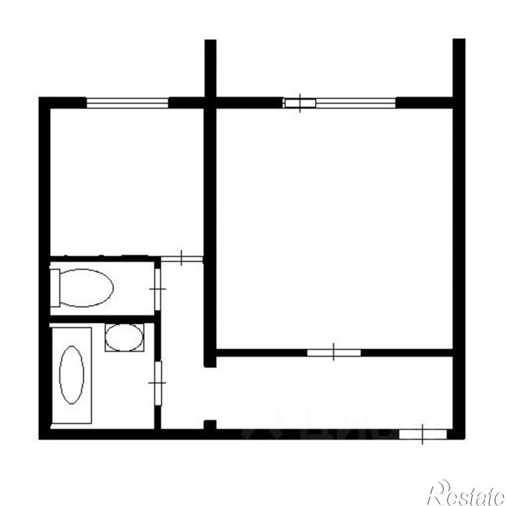 1-комн квартира пр-кт Кулиева, 13,  д. 13