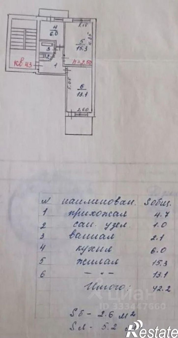 2-комн квартира ул Кирова, 7,  д. 7