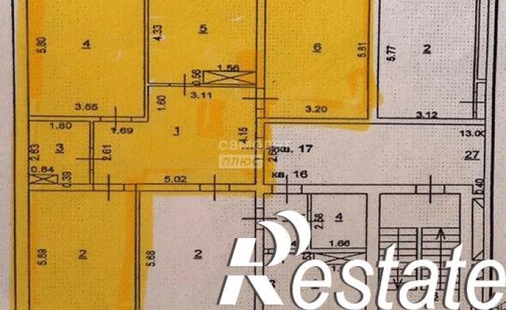 3-комн квартира улица Шарданова, 48 к2,  д. 48 к2